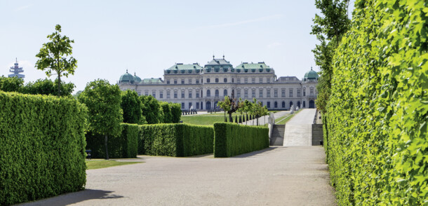     Belvedere palace with park / Belvedere